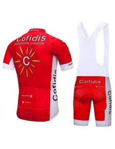 Conjunto de ciclismo corto Cofidis: comodidad y estilo para tus paseos 2