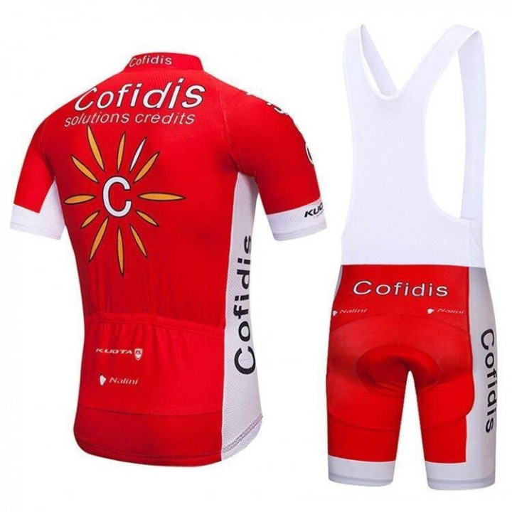 Conjunto de ciclismo corto Cofidis: comodidad y estilo para tus paseos