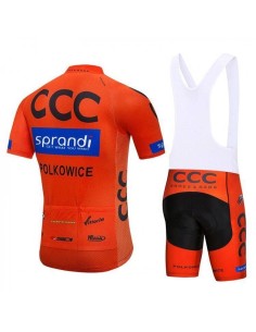 Conjunto corto de ciclismo CCC: comodidad y estilo para tus paseos en verano 2