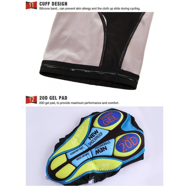 Conjunto corto de ciclismo CAJA: comodidad y estilo para tus rutas