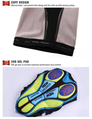 Conjunto corto de ciclismo Vital: comodidad y estilo para tus paseos