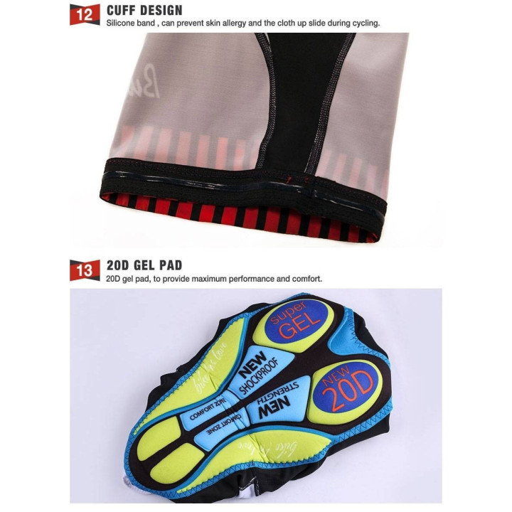 Conjunto de ciclismo corto Burges: comodidad y frescura para tus paseos