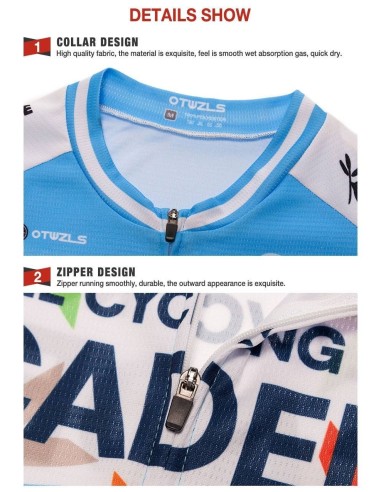 Conjunto de ciclismo corto ACADEMY: comodidad y estilo para tus rutas de verano