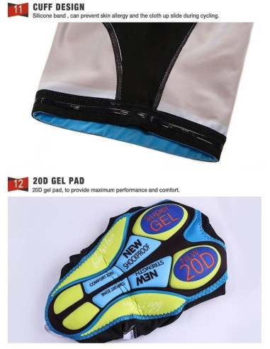 Conjunto de ciclismo corto ACADEMY: comodidad y estilo para tus rutas de verano