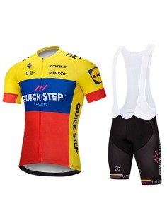 Conjunto corto de ciclismo Quick Step: comodidad y calidad para tus rutas en verano