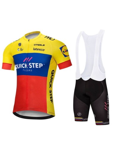 Conjunto corto de ciclismo Quick Step: comodidad y calidad para tus rutas en verano
