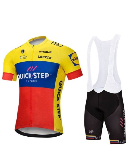 Conjunto corto de ciclismo Quick Step: comodidad y calidad para tus rutas en verano