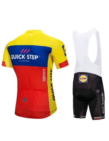 Conjunto corto de ciclismo Quick Step: comodidad y calidad para tus rutas en verano