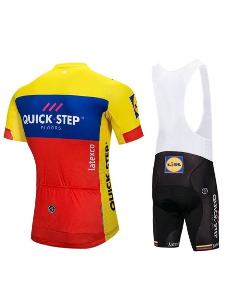 Conjunto corto de ciclismo Quick Step: comodidad y calidad para tus rutas en verano