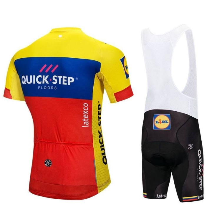 Conjunto corto de ciclismo Quick Step: comodidad y calidad para tus rutas en verano