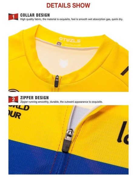 Conjunto corto de ciclismo Quick Step: comodidad y calidad para tus rutas en verano