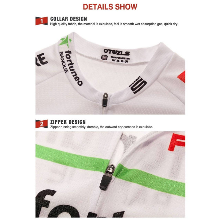 Conjunto de Ciclismo Corto Fortuneo Samsic: Comodidad y Estilo para Este Verano