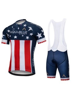 Conjunto de ciclismo corto AQUABLUE para disfrutar del verano en dos ruedas