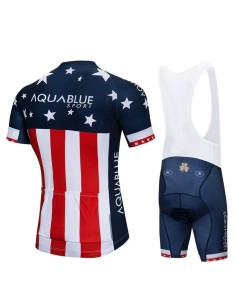 Conjunto de ciclismo corto AQUABLUE para disfrutar del verano en dos ruedas 2