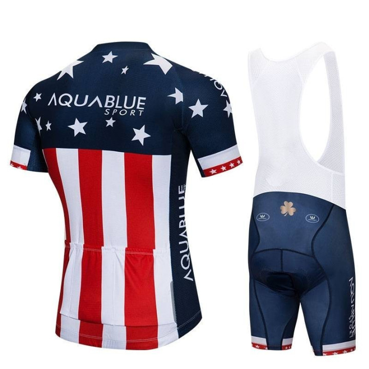 Conjunto de ciclismo corto AQUABLUE para disfrutar del verano en dos ruedas