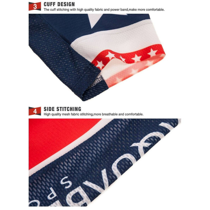 Conjunto de ciclismo corto AQUABLUE para disfrutar del verano en dos ruedas