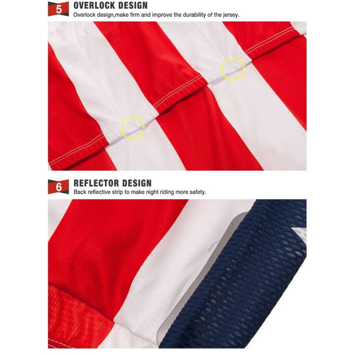 Conjunto de ciclismo corto AQUABLUE para disfrutar del verano en dos ruedas