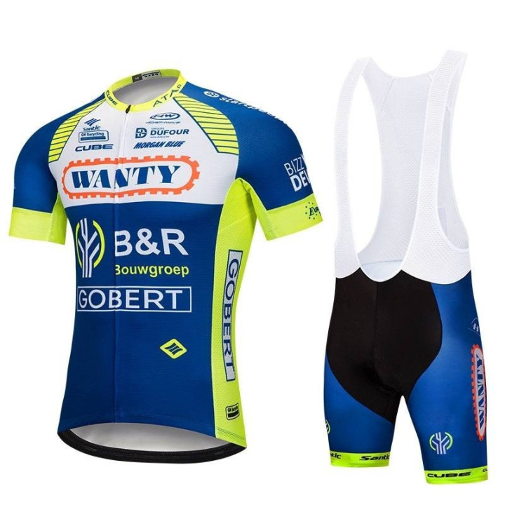 Conjunto corto de ciclismo Wanty: comodidad y frescura para tus rutas