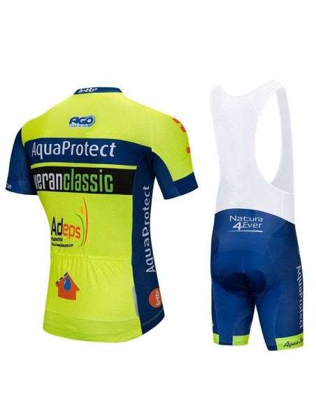 Conjunto corto de ciclismo AquaProtect: comodidad y estilo para tus rutas de verano