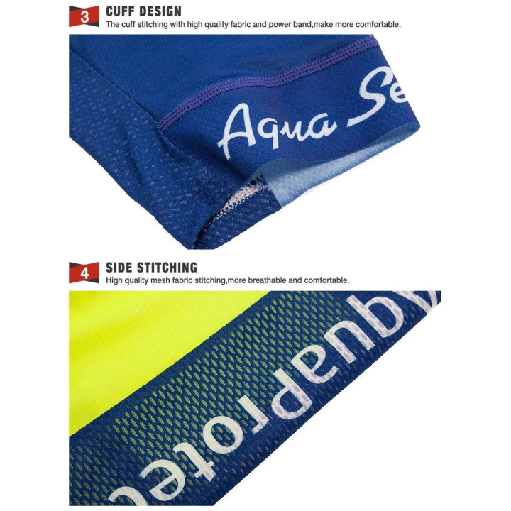 Conjunto corto de ciclismo AquaProtect: comodidad y estilo para tus rutas de verano