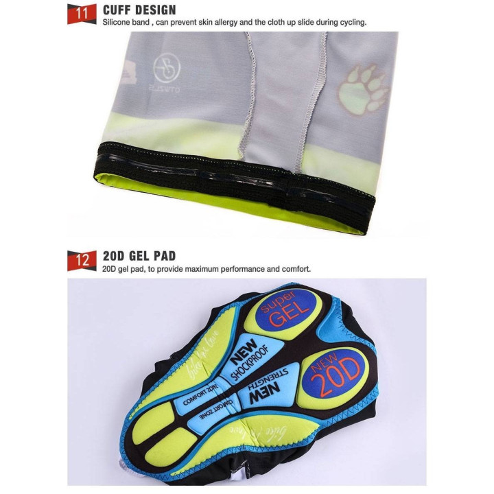 Conjunto corto de ciclismo AquaProtect: comodidad y estilo para tus rutas de verano