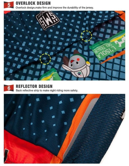 Conjunto corto de ciclismo Santini: comodidad y frescura para tus paseos