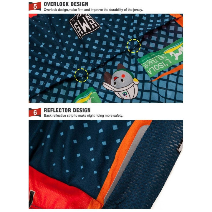 Conjunto corto de ciclismo Santini: comodidad y frescura para tus paseos