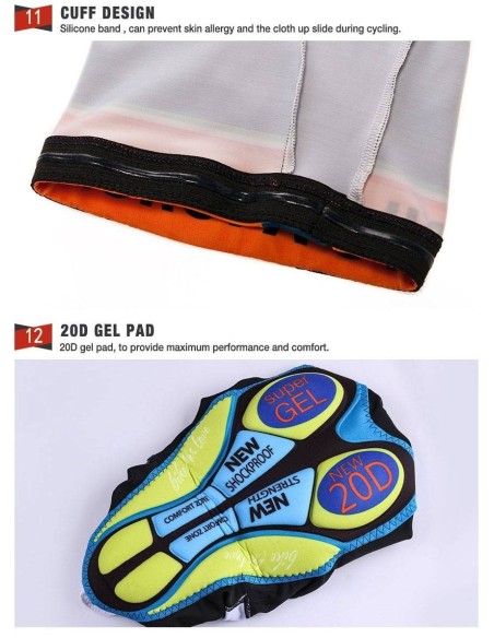 Conjunto corto de ciclismo Santini: comodidad y frescura para tus paseos