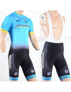 Conjunto corto de ciclismo Astana: comodidad y frescura para tus paseos