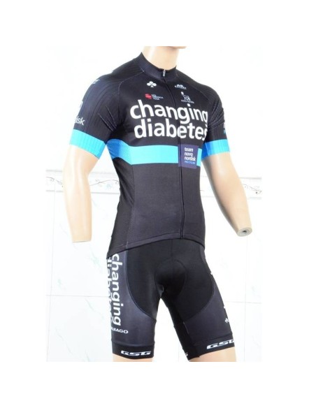 Conjunto corto de ciclismo Changing Diabetes para un verano cómodo y fresco
