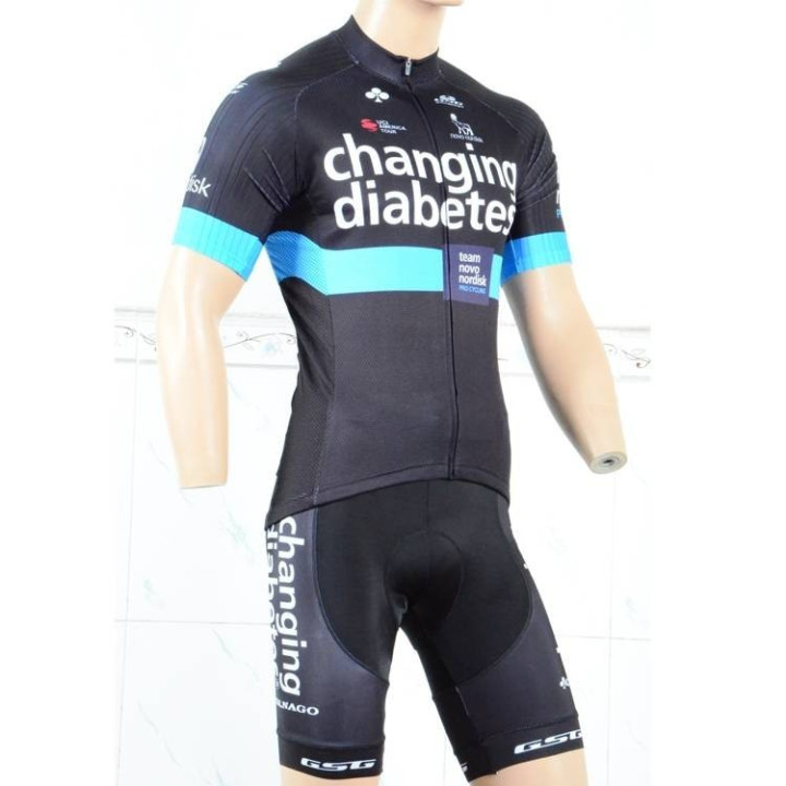Conjunto corto de ciclismo Changing Diabetes para un verano cómodo y fresco