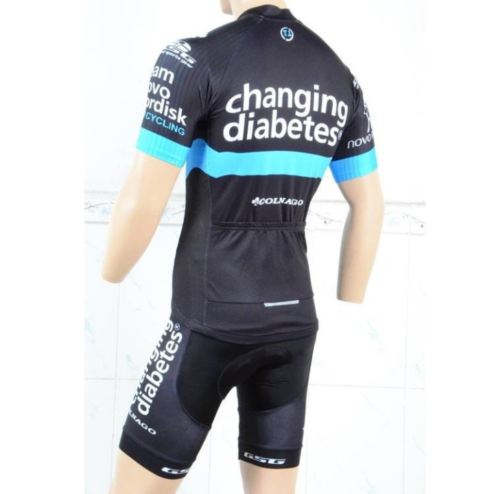 Conjunto corto de ciclismo Changing Diabetes para un verano cómodo y fresco