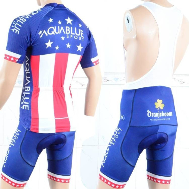 Conjunto de ciclismo corto Aquablue USA: comodidad y frescura para tus paseos