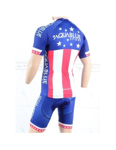 Conjunto de ciclismo corto Aquablue USA: comodidad y frescura para tus paseos