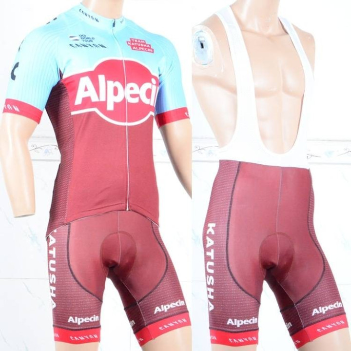 Conjunto corto de ciclismo Katusha Alpecin: comodidad y estilo para tus paseos