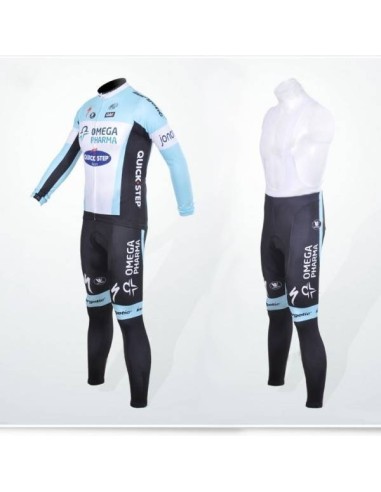 Ropa térmica de ciclismo Quick Step para estar cómodo y abrigado