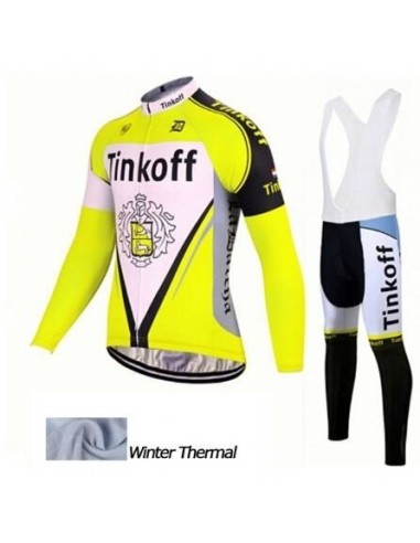 Ropa térmica de ciclismo Tinkoff para que pedalear sea un placer