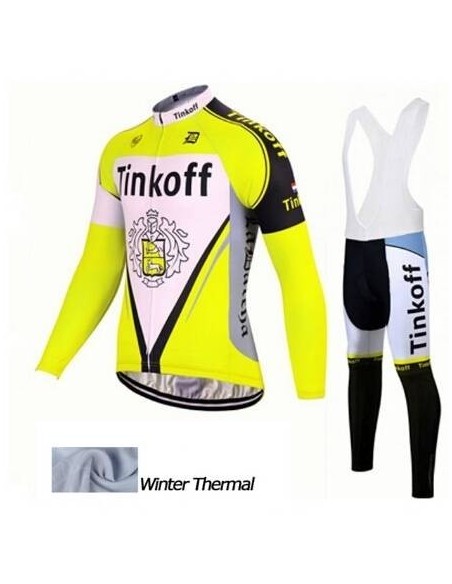 Ropa térmica de ciclismo Tinkoff para que pedalear sea un placer