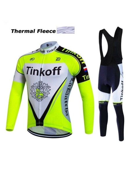 Ropa térmica de ciclismo Tinkoff para sentirte cómodo en cada pedaleada