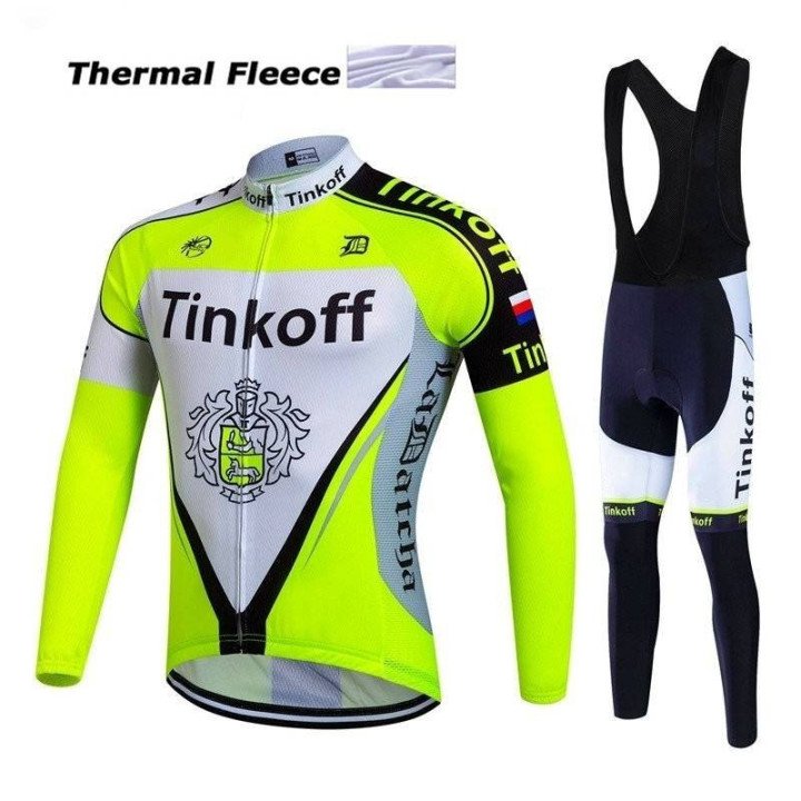 Ropa térmica de ciclismo Tinkoff para sentirte cómodo en cada pedaleada