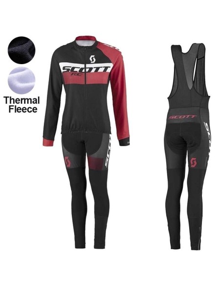 Ropa térmica de ciclismo para mujer Scott, comodidad y estilo en cada ruta