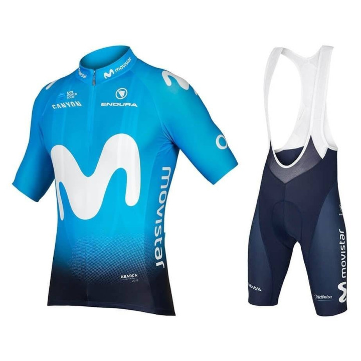 Conjunto de Ciclismo Corto Movistar: Comodidad y Estilo para este Verano