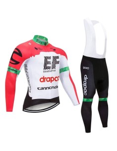 Ropa térmica de ciclismo EF Drapac Cannondale para estar cómodo y fresco