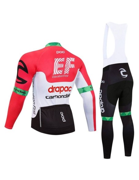 Ropa térmica de ciclismo EF Drapac Cannondale para estar cómodo y fresco