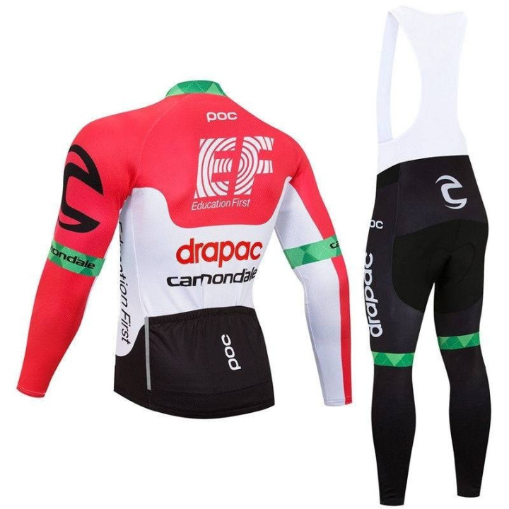 Ropa térmica de ciclismo EF Drapac Cannondale para estar cómodo y fresco
