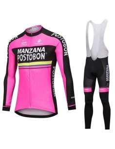 Ropa térmica de ciclismo Manzana Postobón para mantenerte cómodo y seco