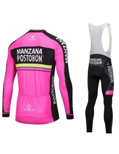 Ropa térmica de ciclismo Manzana Postobón para mantenerte cómodo y seco
