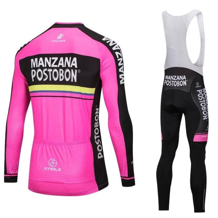 Ropa térmica de ciclismo Manzana Postobón para mantenerte cómodo y seco