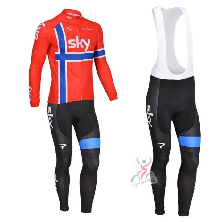 Ropa de Ciclismo de Invierno con Tirantes SKY: Comodidad y Estilo para tus Rutas
