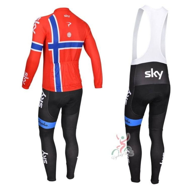 Ropa de Ciclismo de Invierno con Tirantes SKY: Comodidad y Estilo para tus Rutas